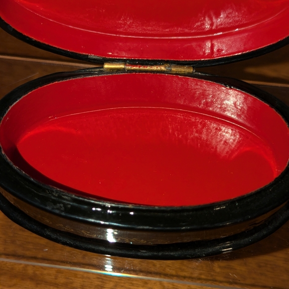 Palekh Russian  Hinged Vintage Box - Picture 7 of 12